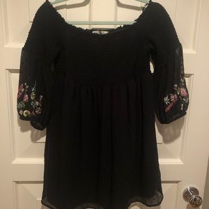 Zara Off the Shoulder Dress